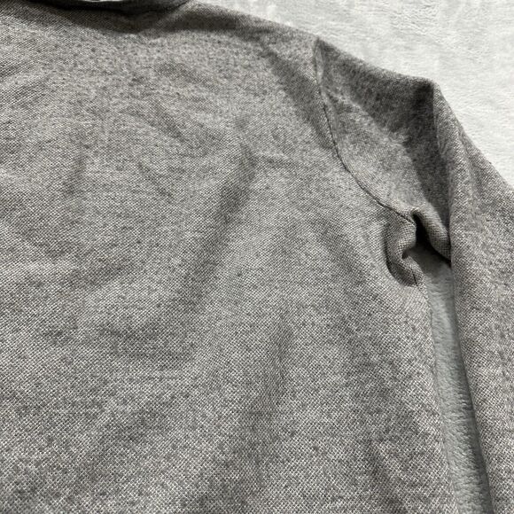 Calvin Klein CK‎ Sweater Men 2XL Grey Italian Hilo Yarn V-Neck Merino Wool READ - Picture 8 of 11